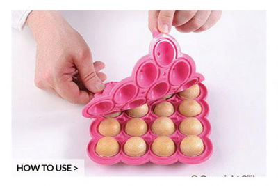 Silikonform - Cake Pops