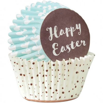 Muffinsformar - Mini - Happy Easter - Wilton