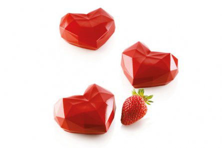 Silikonform - Hjärtan - Silikomart**