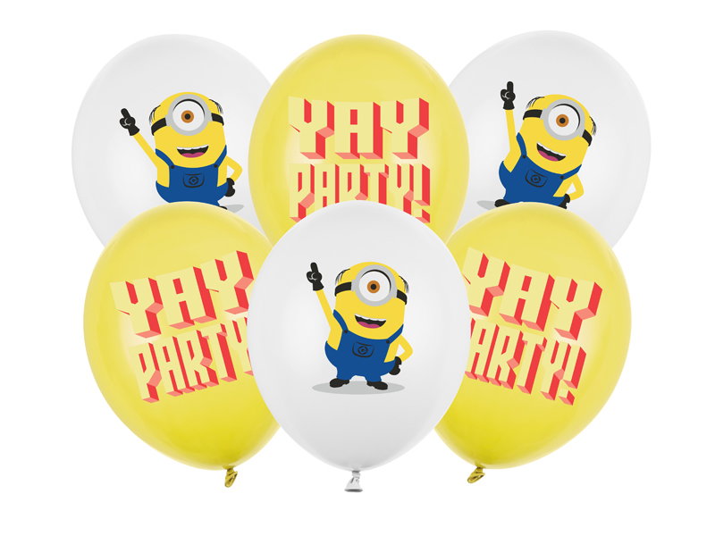 Minions Latexballonger Mix 6 pack