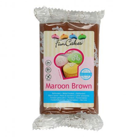 Fondant - Maroon Brown - FunCakes**