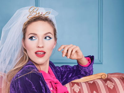 Bride Diadem Med Slöja