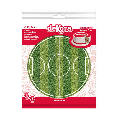 Fotbollsplan Tårtbild 20cm