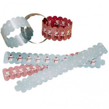 Papperskedja - Christmas Snowman