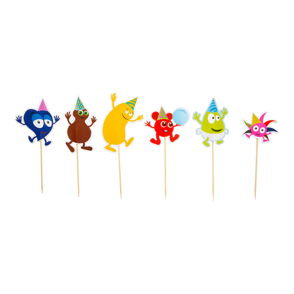 Cake picks - Babblarna - 6 pack