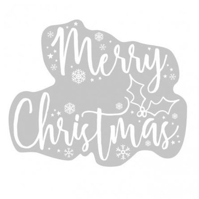 Fönsterstickers - Let It Snow - Merry Christmas