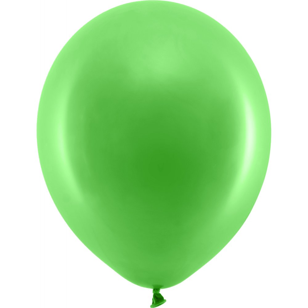 Eco Ballonger Metalliserade Grönt Gräs