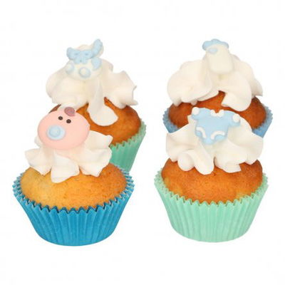Sockerdekoration - Baby Boy - FunCakes