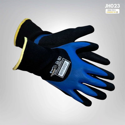 Oljetät montagehandske med grepp | JÄRNHAND JH023