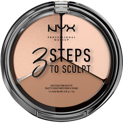 NYX PROFESSIONAL MAKEUP 3 Steps To Sculpt Fair NYX PROFESSIONAL MAKEUP 3 Steps To Sculpt Fair