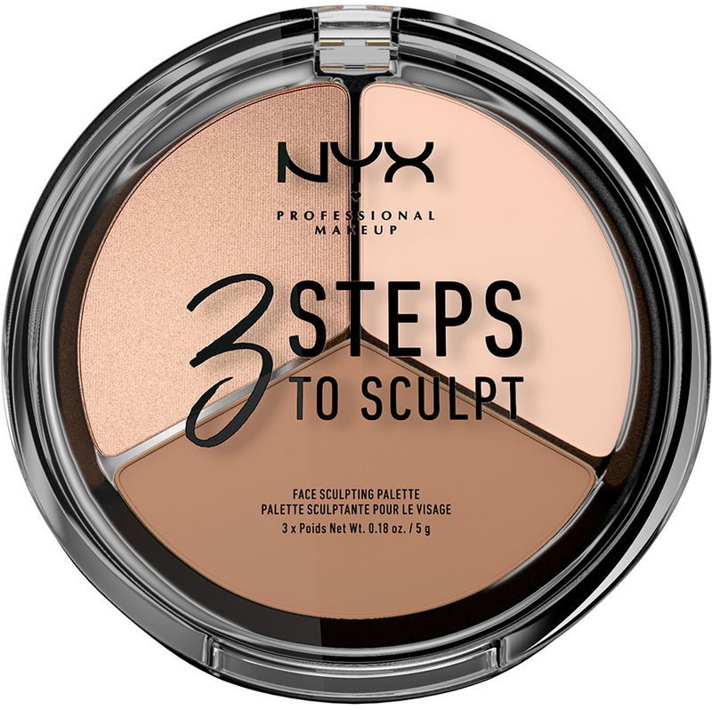 NYX PROFESSIONAL MAKEUP 3 Steps To Sculpt Fair NYX PROFESSIONAL MAKEUP 3 Steps To Sculpt Fair