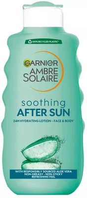 Garnier Ambre Solaire Soothing Aftersun 24H Hydrating Lotion Face & Body 200 ml Garnier Ambre Solaire Soothing Aftersun 24H Hydrating Lotion Face & Body 200 ml