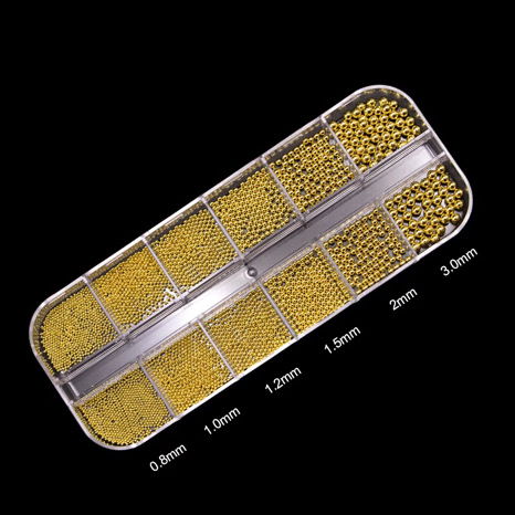Gold beads