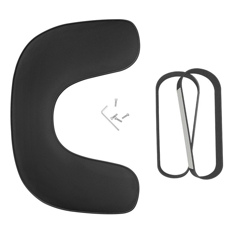 Ergonomiskt armstöd svart