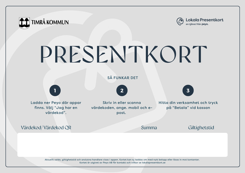 Timrå Kommun julgåva