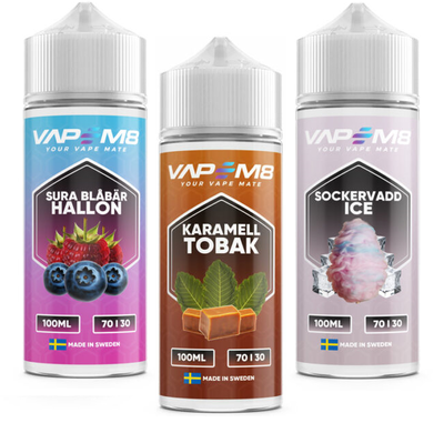 VapeM8: 100ml 70/30