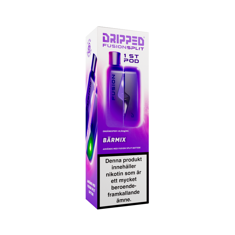 Dripped Fusion Split: Färdigfyllda Poddar