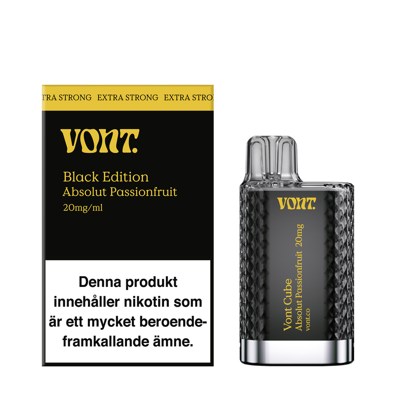 Vont Cube Black - Absolut Passionfruit 20mg