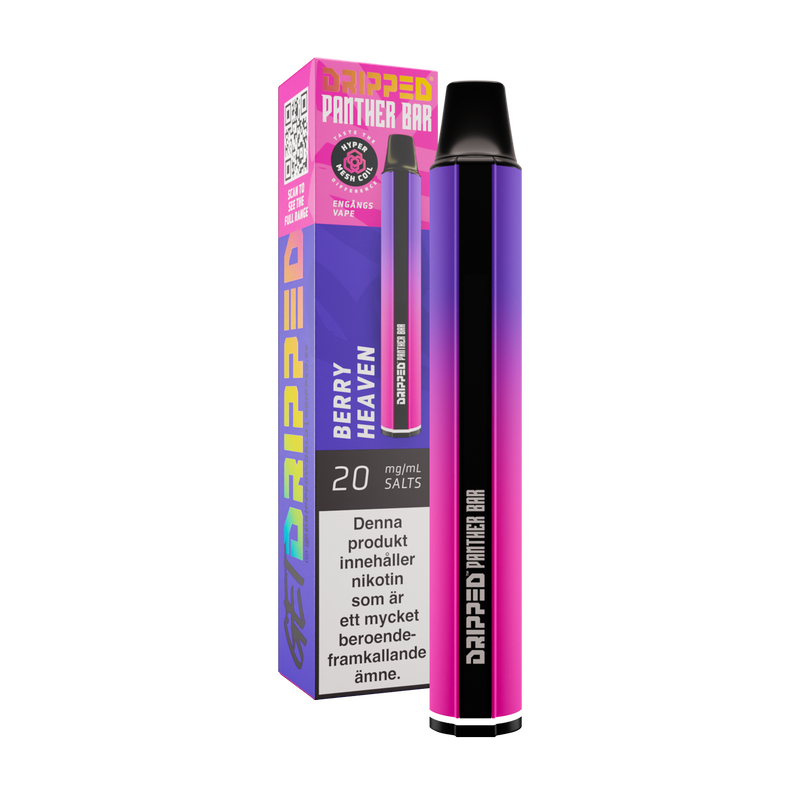 Dripped Panther Bar - Berry Heaven 20mg