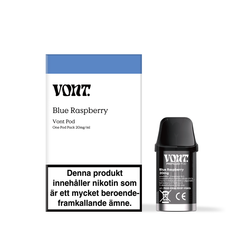 Vont Pod - Blue Raspberry 20mg