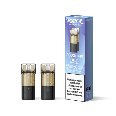 Vozol Switch Pro - Blue Razz Ice 10mg