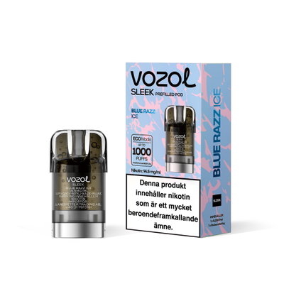 Vozol Sleek - Blue Razz Ice 14.5mg