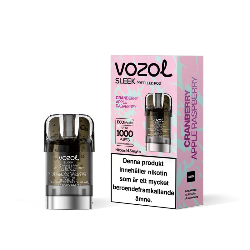 Vozol Sleek - Cranberry Apple Raspberry 14.5mg