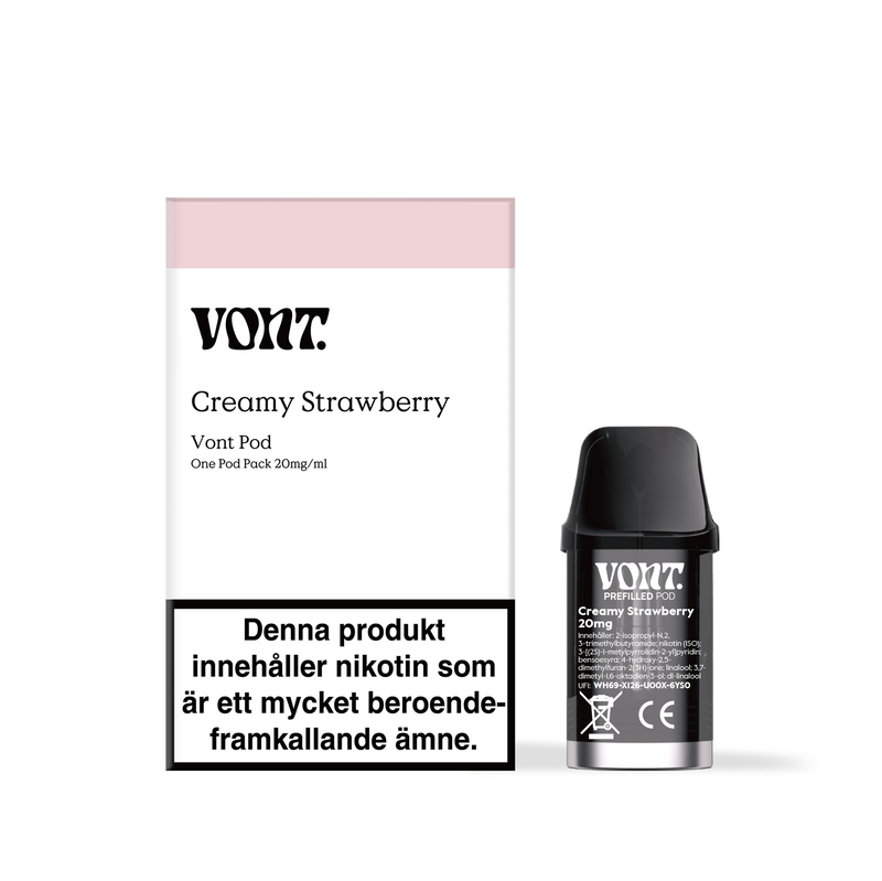 Vont Pod - Creamy Strawberry 20mg