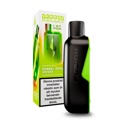Dripped Fusion - Dubbel Äpple Shisha 14mg