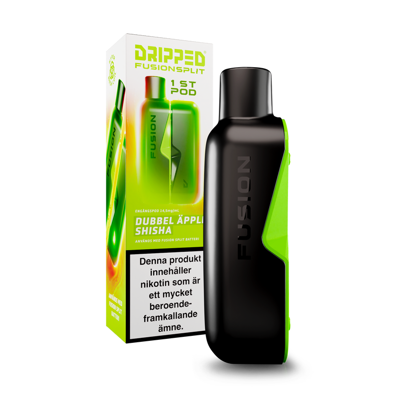 Dripped Fusion - Dubbel Äpple Shisha 14mg
