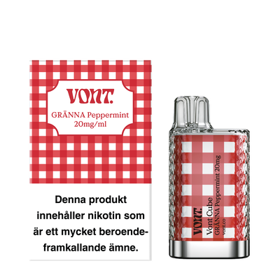 Vont Cube - Gränna Peppermint 20mg