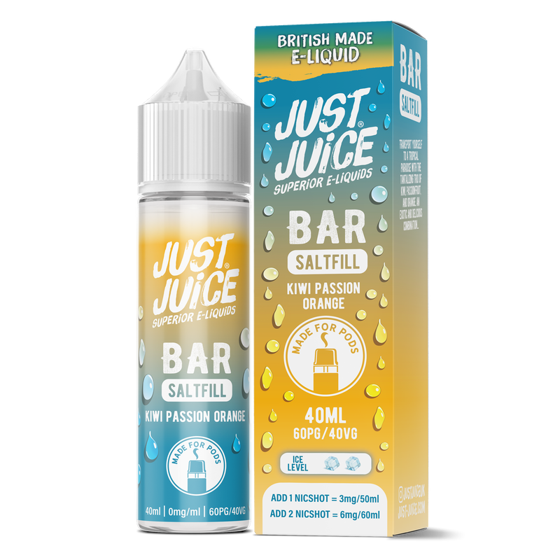 Just Juice Bar - Kiwi Passion Orange 40ml