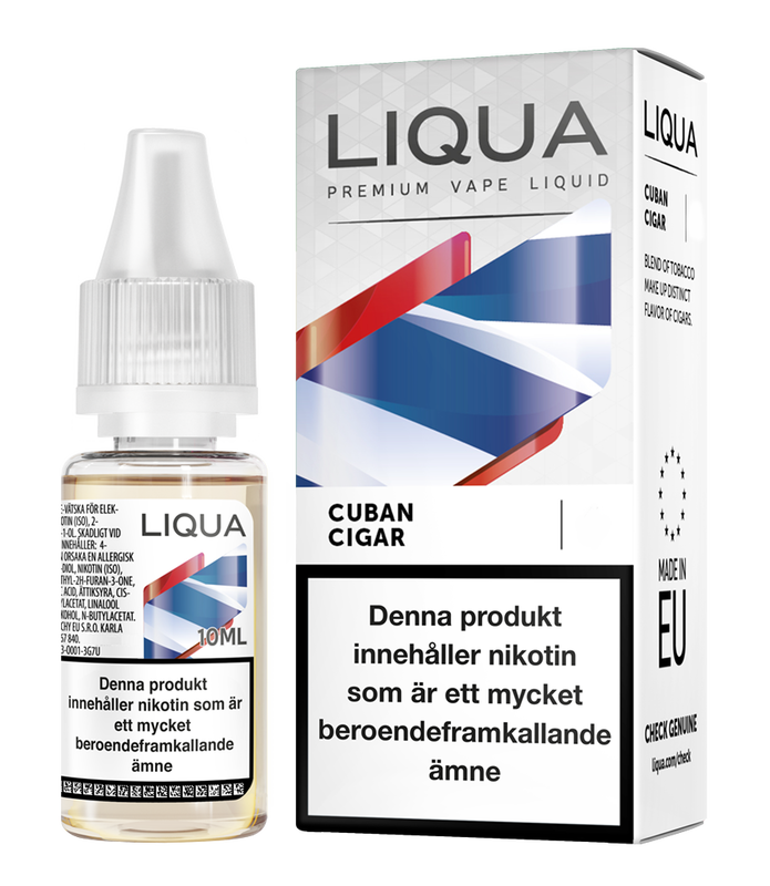 Liqua - Cuban Cigar 12mg