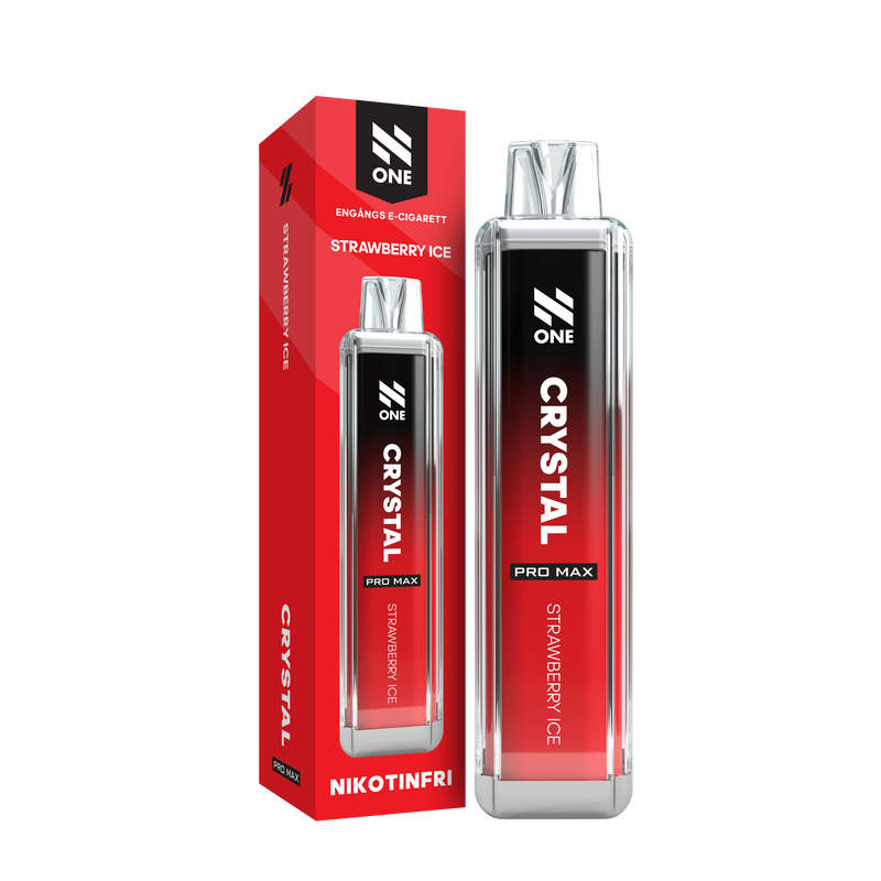 N-One Crystal Zero Pro Max - Strawberry Ice 0mg