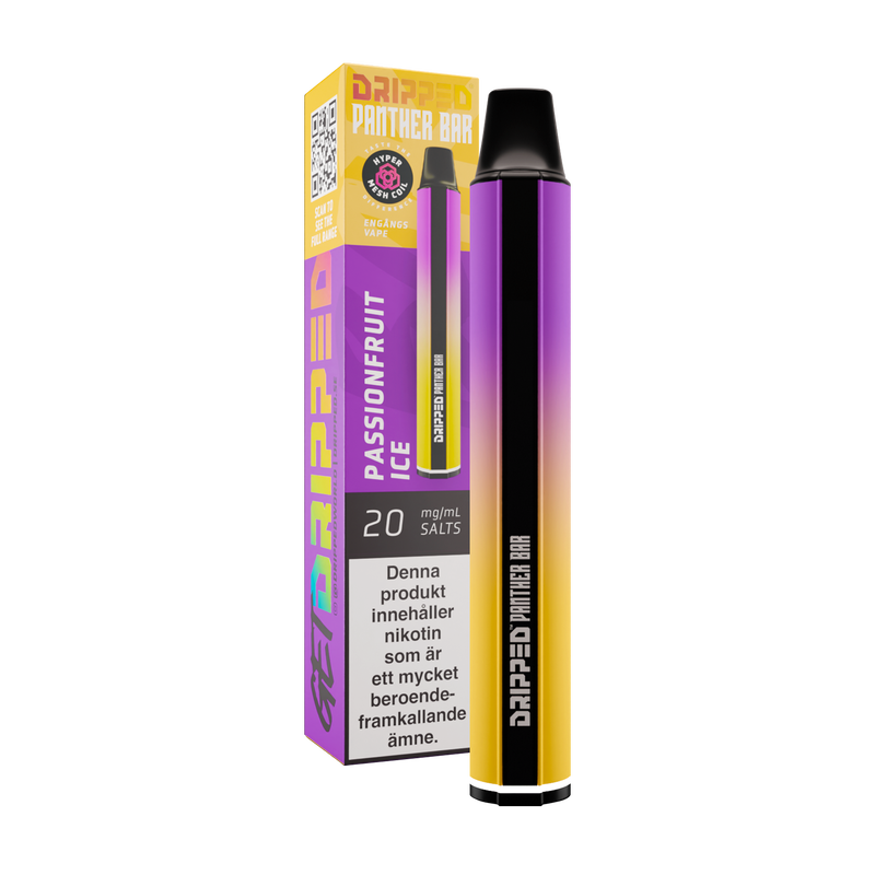 Dripped Panther Bar - Passionfruit Ice 20mg