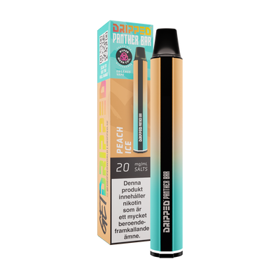 Dripped Panther Bar - Peach Ice 20mg