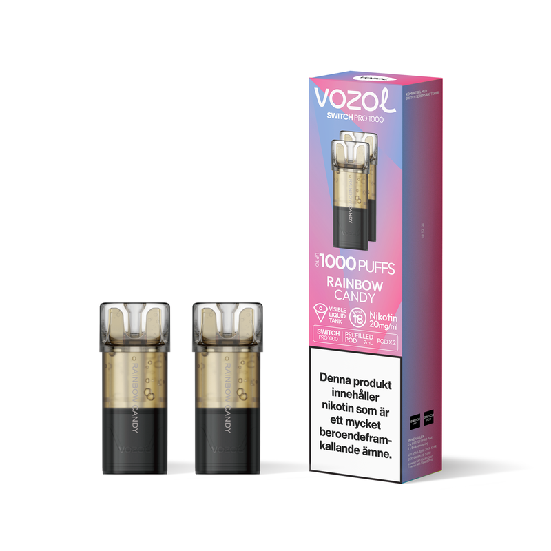 Vozol Switch Pro - Rainbow Candy 20mg