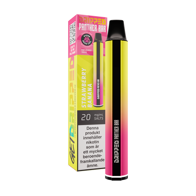 Dripped Panther Bar - Strawberry Banana 20mg