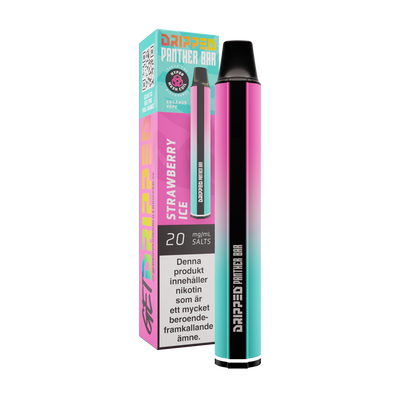 Dripped Panther Bar - Strawberry Ice 20mg