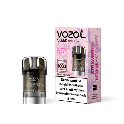 Vozol Sleek - Strawberry Raspberry Cherry 14.5mg