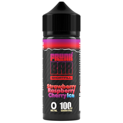 Frunk Bar Shortfill - Strawberry Raspberry Cherry Ice 100ml