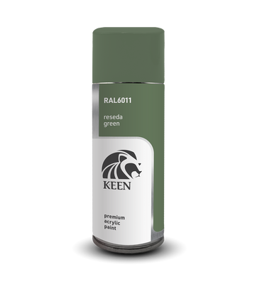Sprayfärg Keen 400ml – RAL6011 Reseda Green
