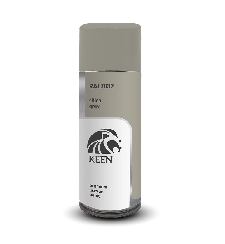 Sprayfärg Keen 400ml – RAL7032 Pebble Grey