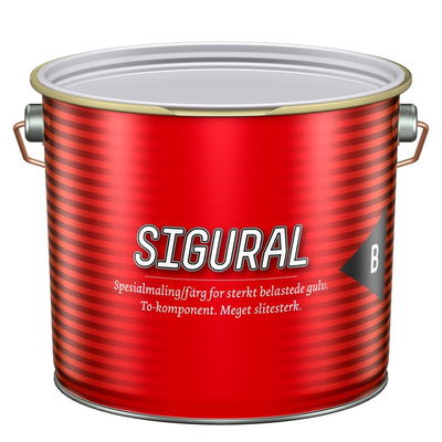 Härdare Sigural B-komp epoxi gulvmaling Klar TreStjerner