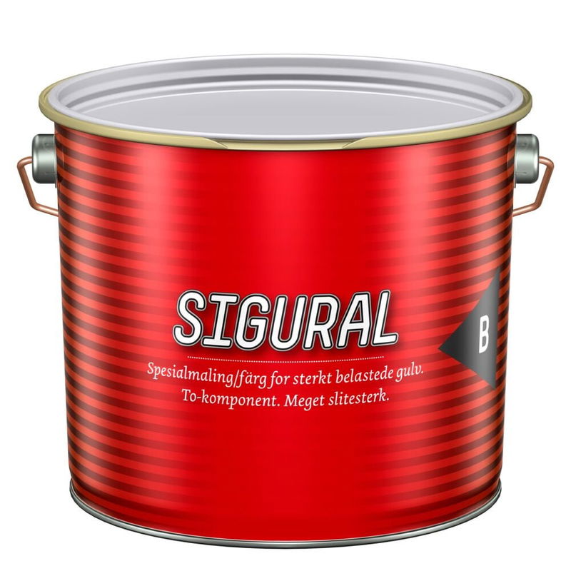 Härdare Sigural B-komp epoxi gulvmaling Klar TreStjerner