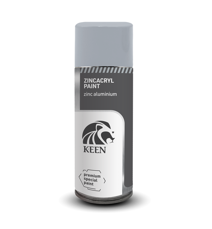 Sprayfärg Zinkakryl Aluminium Keen 400ml