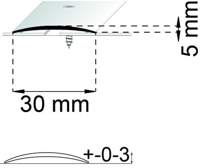 Skarvlist A03 RF 100cm 30mm