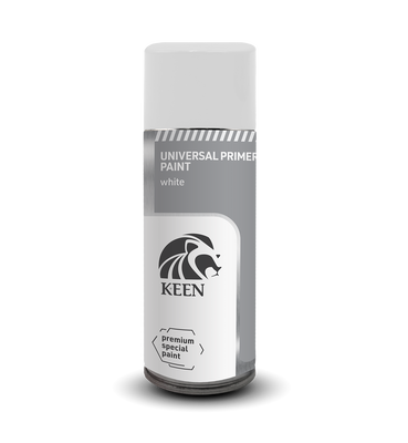 Sprayfärg Universalprimer Vit Keen 400ml