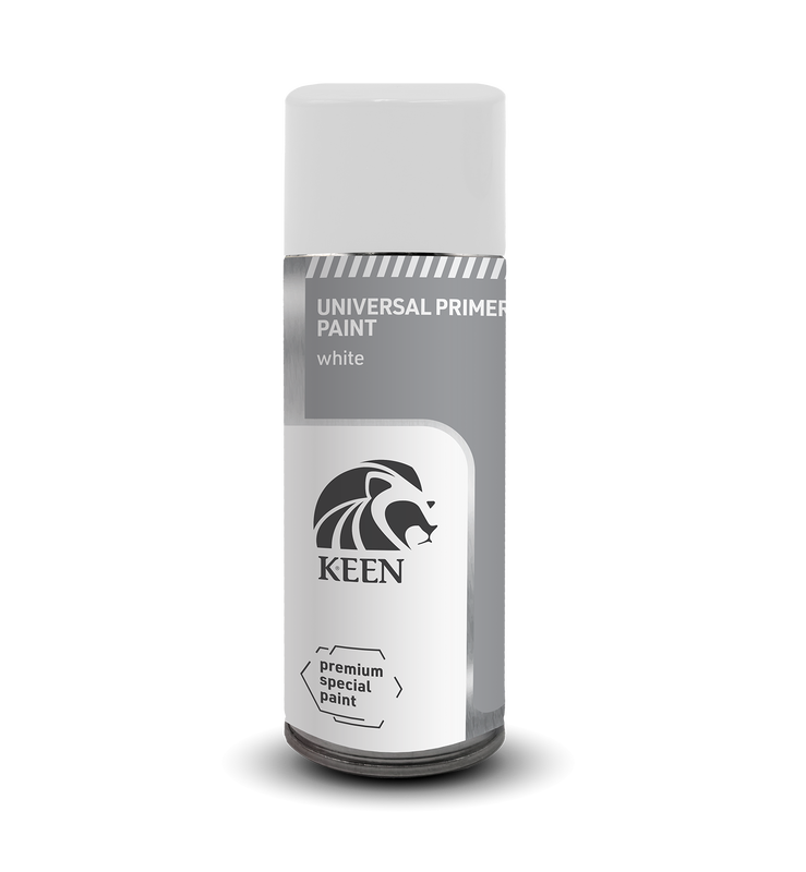 Sprayfärg Universalprimer Vit Keen 400ml