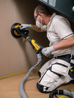Väggslipmaskin Mirka LEROS-S 950CV Kort 225mm